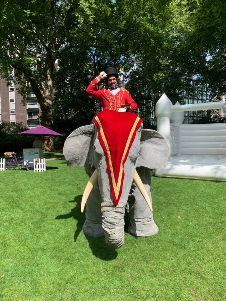 The Elephants on Parade - circus theme