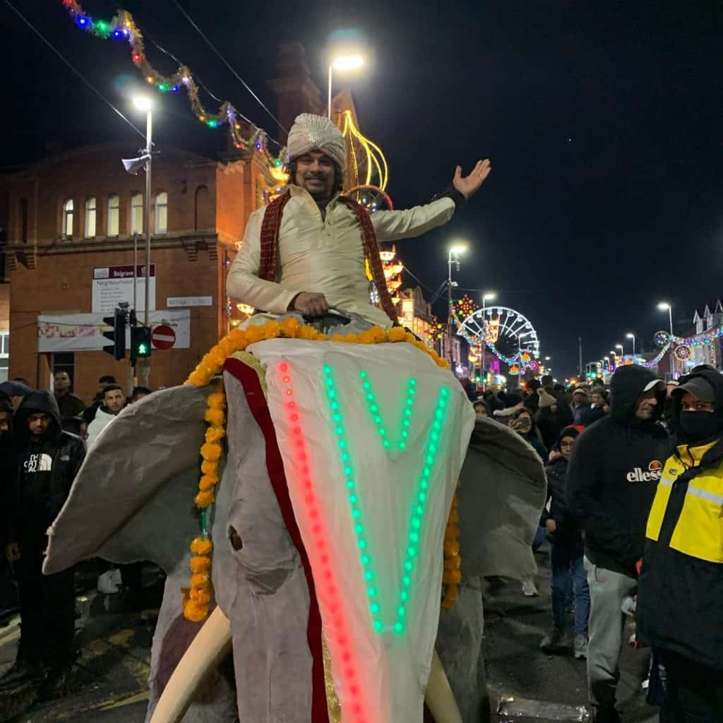 The Elephants in Parade - Leicester Diwali